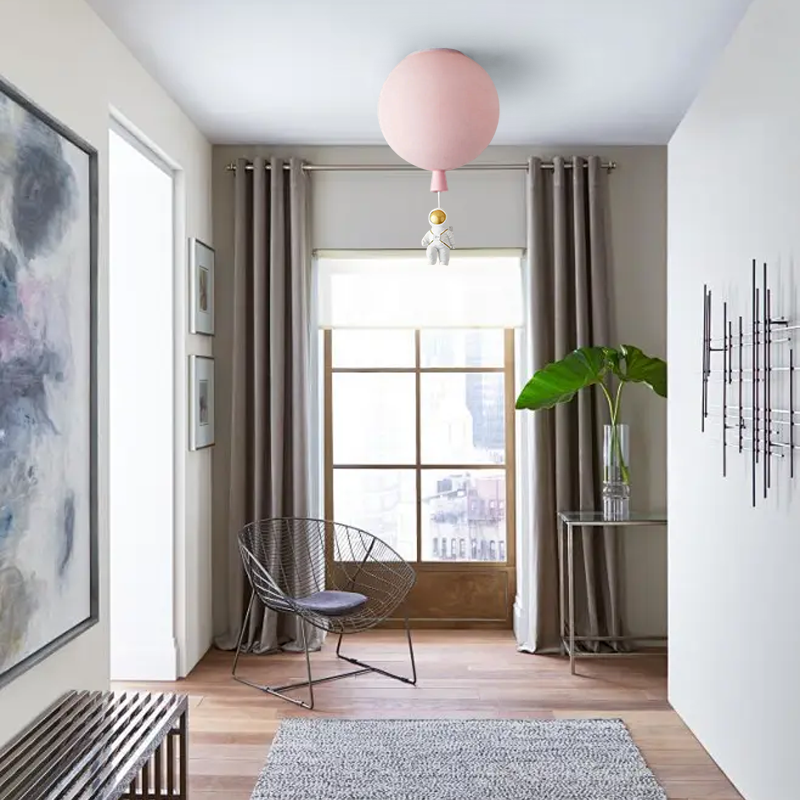 Pink Acrylic Ceiling Light for Living room
